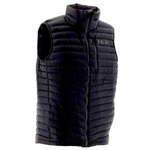Men’s L Huk Double Down Vest Black